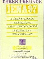 Złoty medal wystawy IENA 97