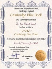 Dyplom IBC Cambridge Blue Book